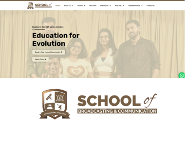 SBC College Educational Website Development